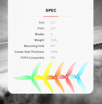 T-Motor T5146 clear green props