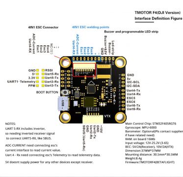 T-Motor F4 HD FC