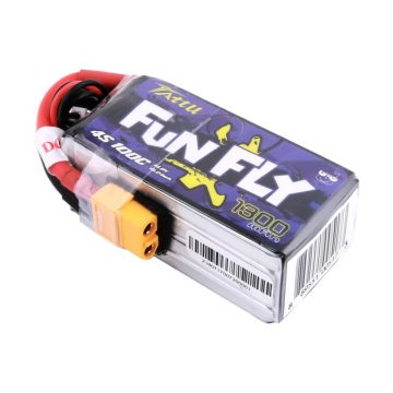 Tattu Funfly Series 1300mAh 14.8V 100C 4S1P Lipo