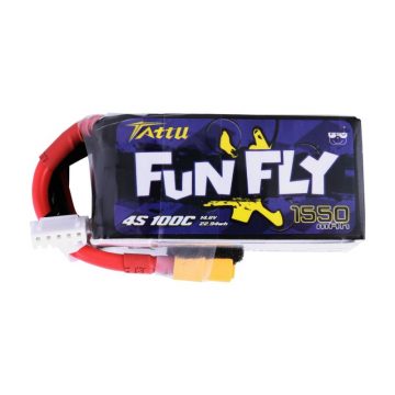 Tattu Funfly Series 1550mAh 14.8V 100C 4S1P Lipo