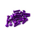 Aluminum Button Head Socket Screws - Purple (20pcs)
