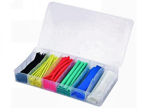 Heatshrink tubes assortment in storage box